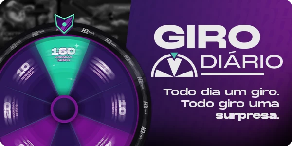 Giro Diário H2bet: gire e ganhe rodadas grátis todos os dias! 